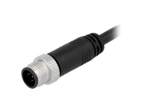 Złącze M12, męskie, PIN:5, wtyk, proste, 60V M12A-05BMMM-SL8D01