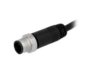Złącze M12, męskie, PIN:3, wtyk, proste, 250V M12A-03BMMM-SL8D01