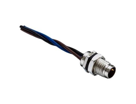 Złącze M8, męskie, PIN:3, gniazdo, proste, 60V 8-03PMMS-SF7001