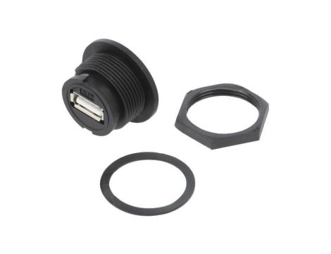 Złącze USB A, żeńskie, PIN:4, gniazdo, proste UA-20PMFP-LC7001