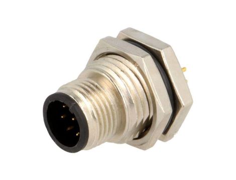 Złącze M12, męskie, PIN:8, gniazdo, proste, 30V M12A-08PMMP-SF8001