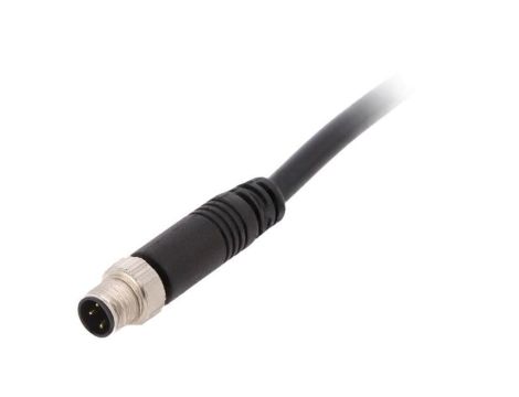 Złącze M8, męskie, PIN:3, wtyk, proste, 60V 8-03AMMM-SL7A02