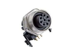 Złącze M12, żeńskie, PIN:8, gniazdo M12A-08PFFR-SF7003