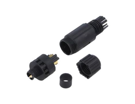 Złącze M8, męskie, PIN:3, wtyk, proste 8P-03BMMB-SL7001