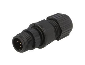 Złącze M12, męskie, PIN:5, wtyk, proste, 60V MSBP-05BMMA-SL8001