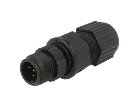 Złącze M12, męskie, PIN:5, wtyk, proste, 60V MSBP-05BMMA-SL8001