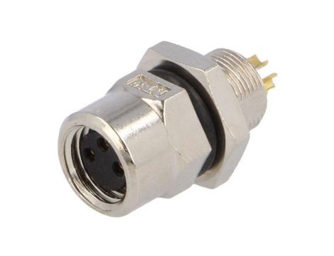 Złącze M8, żeńskie, PIN:3, gniazdo, proste, 60V 8-03PFFS-SH7001