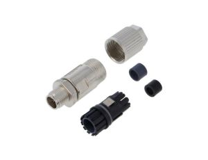 Złącze M12, męskie, PIN:8, wtyk, proste, 30V MSXS-08BMMD-SL8001