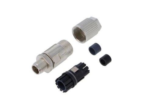 Złącze M12, męskie, PIN:8, wtyk, proste, 30V MSXS-08BMMD-SL8001