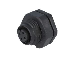 Złącze M12, żeńskie, PIN:4, gniazdo, proste, 250V MSAP-04PFFS-SF8002