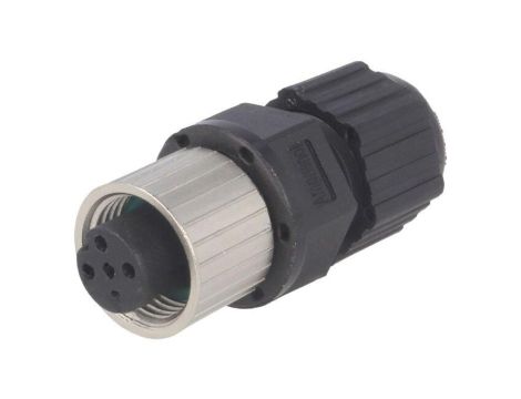 Złącze M12, żeńskie, PIN:5, wtyk, proste, 250V M12A-05BFFA-SL8001