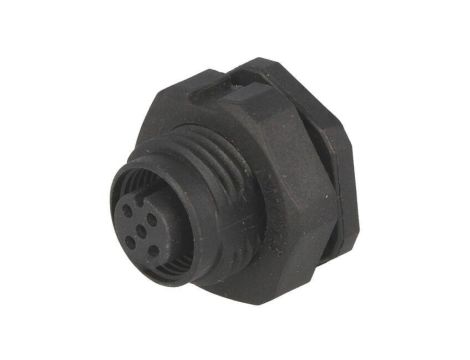 Złącze M12, żeńskie, PIN:5, gniazdo, proste, 60V MSAP-05PFFS-SF8002