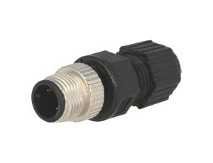 Złącze M12, męskie, PIN:3, wtyk, proste, 250V M12A-03BMMA-SL8001