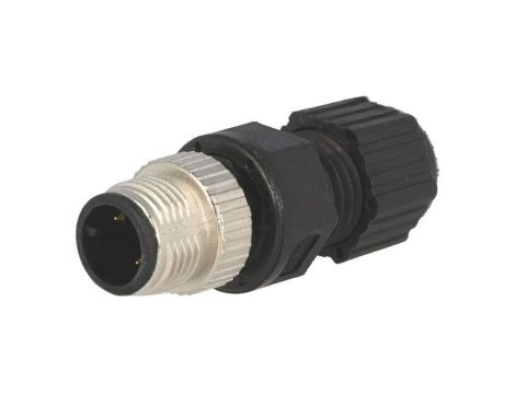 Złącze M12, męskie, PIN:3, wtyk, proste, 250V M12A-03BMMA-SL8001