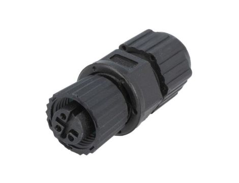 Złącze M12, żeńskie, PIN:3, wtyk, proste, 250V MSAP-03BFFA-SL8001