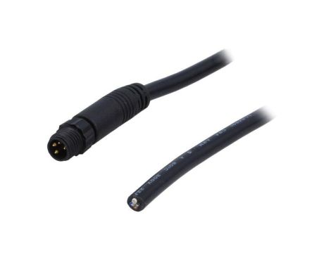 Złącze M8, męskie, PIN:4, wtyk, proste, 30V 8P-04AMMM-SL7A01
