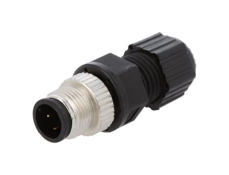 Złącze M12, męskie, PIN:4, wtyk, proste, 250V M12D-04BMMA-SL8001