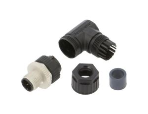 Złącze M12, męskie, PIN:5, wtyk, kątowe, 250V M12A-05BMMA-SR7001