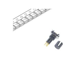 Złącze M8, męskie, PIN:4, gniazdo, pionowe, 30V M8S-04PMMT-EE0001