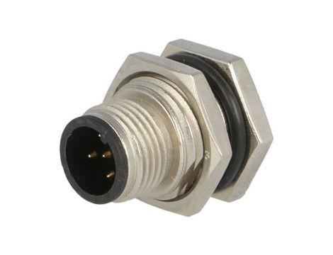 Złącze M12, męskie, PIN:5, gniazdo, proste, 60V M12A-05PMMP-SF8001