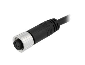 Złącze M12, żeńskie, PIN:8, wtyk, proste, 30V M12A-08BFFM-SL8D01
