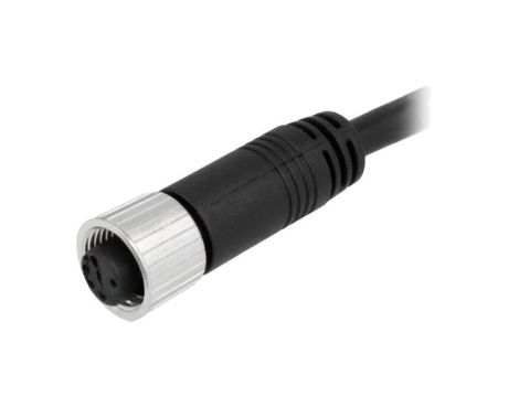 Złącze M12, żeńskie, PIN:8, wtyk, proste, 30V M12A-08BFFM-SL8D01