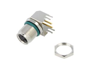 Złącze M8, żeńskie, PIN:2, kątowe 90, 60V M8AS-02PFFR-SF8001