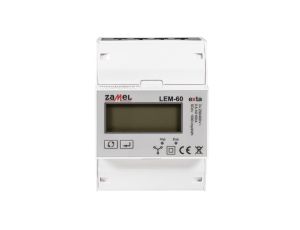 Licznik energii elektrycznej 3-fazowy MODBUS pomiar bezpośredni do 100A LEM-60