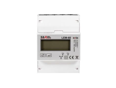 Licznik energii elektrycznej 3-fazowy MODBUS pomiar bezpośredni do 100A LEM-60