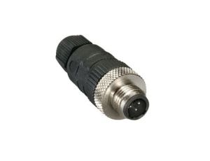 Złącze do samokonfekcjonowania M12 męskie proste 3-PINowe z gwintowanym złączem montaż z zaciskami śrubowymi RSC 3/7 11576