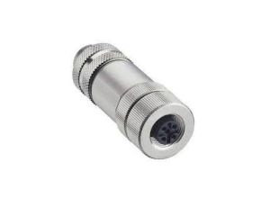 Złącze do samokonfekcjonowania M12 żeńskie 4-PINowe z gwintowanym złączem RKCS 4/9 56437