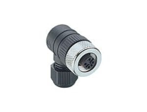 Złącze do samokonfekcjonowania M12 żeńskie kątowe 8-PINowe RKCW 8/9 45006