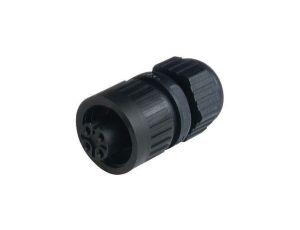 Okrągłe złącze zasilające do samokonfekcjonowania (seria CA) żeńskie 4-PINowe 400 VAC/230 VDC 16 A AC/10 A DC CA 3 LD 934125100