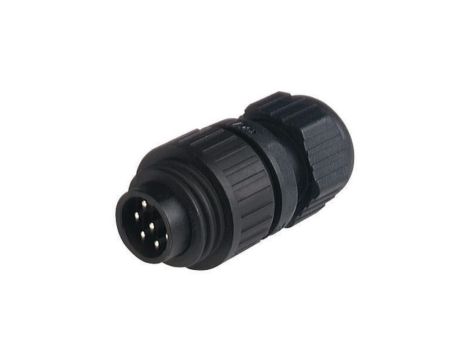 Okrągłe złącze zasilające do samokonfekcjonowania (seria CA) męskie proste 7-PINowe 230 VAC/DC 10 A CA 6 LS 934126100