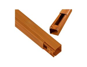 Kanał Kablowy Korytko Elektroinstalacyjne KE 40x40mm Drewno Jasne 2m 1szt.