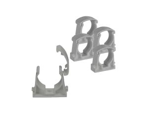 Uchwyt do Rur Kablowych Peszli Zamykany 40mm UZ-40 Szary AKS Zielonka 5 szt