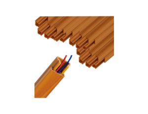 Kanał Kablowy Elektroinstalacyjny Korytko MKE 11x15mm Drewno Jasne 2m 40szt