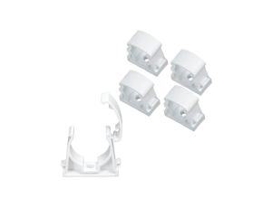 Uchwyt do Rur Kablowych Peszla Zamykany Uniwersalny 25mm 5 szt AKS Zielonka