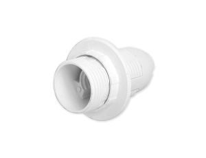 Oprawa plastikowa E27 z kołnierzem biała OE-27K