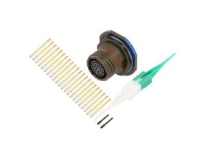 Złącze militarne, gniazdo żeńskie, l.pin: 22 proste zaciskanie D38999/24WC35SN