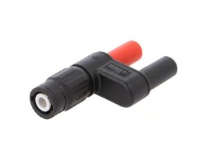 Adapter czarny banan 4mm gniazdo x2,BNC gniazdo 67.9536-21