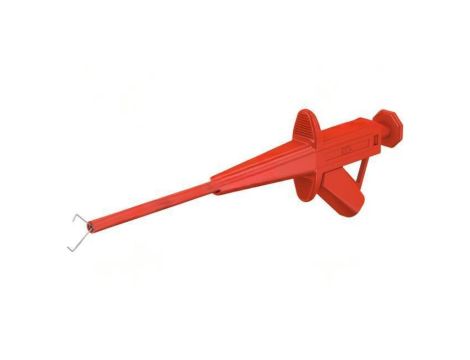 Chwytak pomiarowy cęgowy 4A czerwony 1kV 4mm Dł.całk: 155mm 24.0224-22