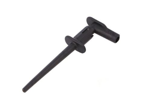 Chwytak pomiarowy cęgowy 1A czarny 300V 2mm Dł.całk: 75mm 65.9187-21