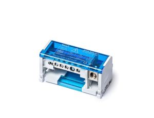 Dwubiegunowy modułowy blok rozdzielczy 2x(5x6mm 1x25mm 1x35mm) na szynę TS35 ShNK MAX 2x7 85147002