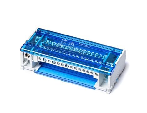 Czterobiegunowy modułowy blok rozdzielczy 4x(11x6mm 3x25mm 1x35mm) na szynę TS35 ShNK MAX 4x15 85150002
