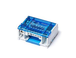 Czterobiegunowy modułowy blok rozdzielczy 4x(5x6mm 1x25mm 1x35mm) na szynę TS35 ShNK MAX 4x7 85148002