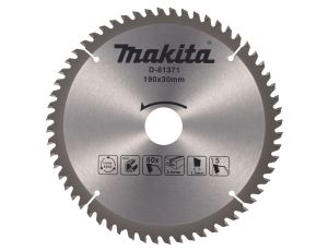 MAKITA PIŁA TARCZOWA  190x30x60z ALUMINIUM