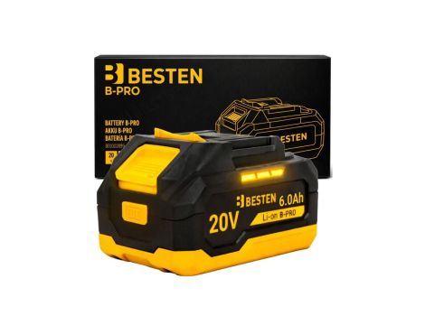 Akumulator Bateria BESTEN B-PRO System Litowo Jonowy 20 V 6.0 Ah Li-Ion