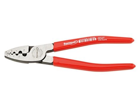 Szczypce do zagniatania tulejek kablowych 0,25-16qmm, profil półokrągły FORMAT