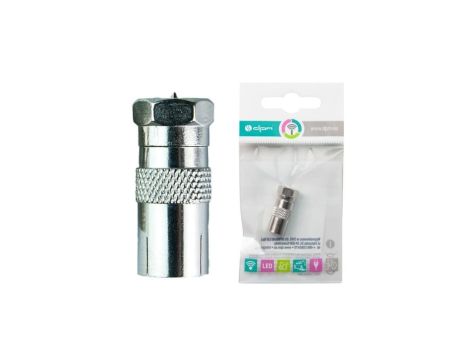 Przejście Adapter antenowy F (wtyk) / IEC TV (gniazdo)